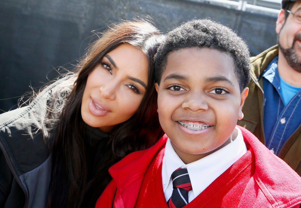 WASHINGTON, DC - MARCH 24: Kanye West and Kim Kardashian West attend March For Our Lives on March 24, 2018 in Washington, DC.