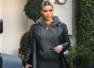 LOS ANGELES, CA - FEBRUARY 07: Kim Kardashian is seen on February 07, 2018 in Los Angeles, California.