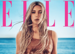 Kim Kardashian ELLE Magazine