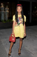 Skai Jackson was seen arriving to a 'Dior' private party in West Hollywood, CA