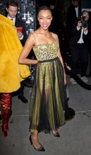 Soneque Martin-Green from 'The Walking Dead' TV series was seen arriving to a 'Dior' private party in West Hollywood, CA