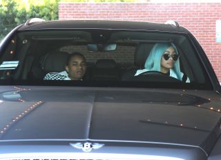 Today Black Chyna was spotted with her boytoy at restaurant in Beverly hills YBN Almighty Jay