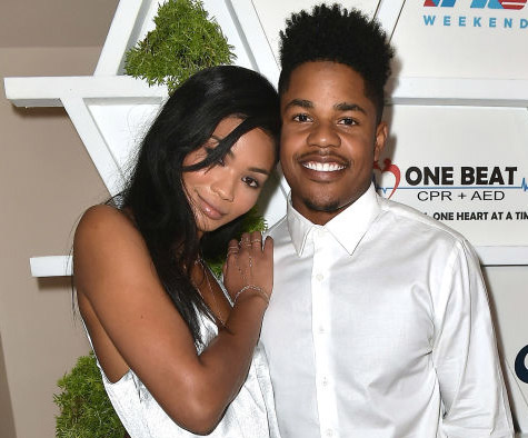 MIAMI BEACH, FL - JUNE 29: Chanel Iman and Sterling Shepard attends the Gala Benefiting Irie Foundation on June 29, 2017 in Miami Beach, Florida.