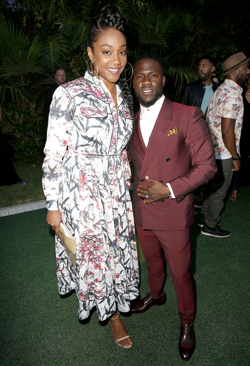 Kevin Hart Laugh Out Loud launch in Beverly Hills,CA. Tiffany Haddish