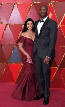 HOLLYWOOD, CA - MARCH 04: Kobe Bryant (R) and Vanessa Laine Bryant attend the 90th Annual Academy Awards at Hollywood & Highland Center on March 4, 2018 in Hollywood, California.