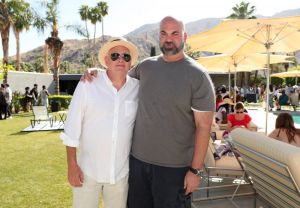 PALM SPRINGS, CA - APRIL 14: Dennis Dennehy (L), Paul Rosenberg attend Interscope Coachella House 2018 on April 14, 2018 in Palm Springs, California.