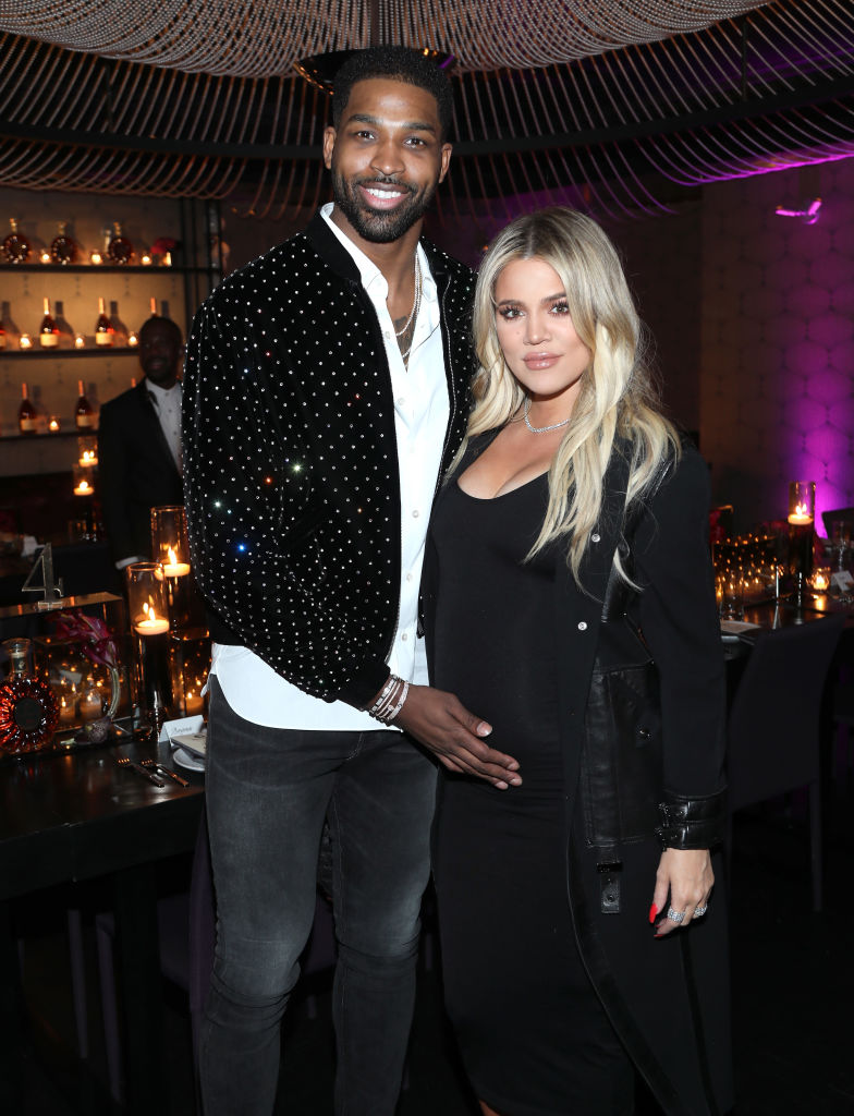 LOS ANGELES, CA - FEBRUARY 17: Tristan Thompson and Khloe Kardashian attend the Klutch Sports Group "More Than A Game" Dinner Presented by Remy Martin at Beauty & Essex on February 17, 2018 in Los Angeles, California.