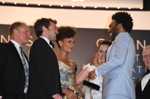Thandie Newton, Alden Ehrenreich, Donald Glover 71st Cannes Film Festival - Premiere of "Solo: A Star Wars Story". Stars walk the red carpet on May 15, 2018