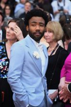 Donald Glover 71st Cannes Film Festival - Premiere of "Solo: A Star Wars Story". Stars walk the red carpet on May 15, 2018
