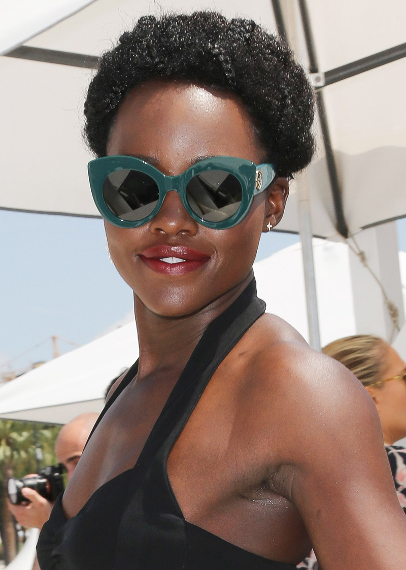Lupita Nyong'o spotted at the Hotel du Cap-Eden-Roc in Cannes, France.