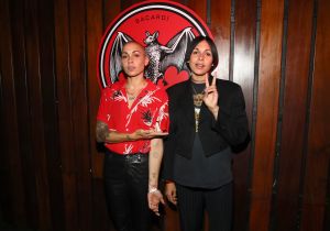 NEW YORK, NY - MAY 10: Nicole Albino, Natalie Albino of Nina Sky perform at the Bacardi Premium Launch at The DL on May 10, 2018 in New York City.
