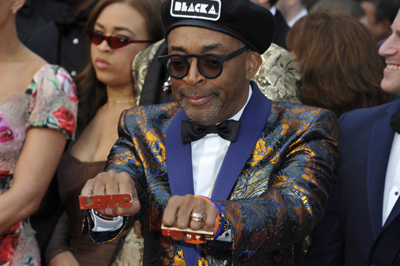 Spike Lee screening of 'Blackkklansman' during the 71st annual Cannes Film Festival at Palais des Festivals on May 14, 2018 in Cannes, France.