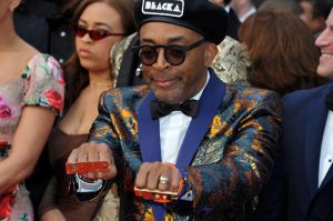 Spike Lee screening of 'Blackkklansman' during the 71st annual Cannes Film Festival at Palais des Festivals on May 14, 2018 in Cannes, France.