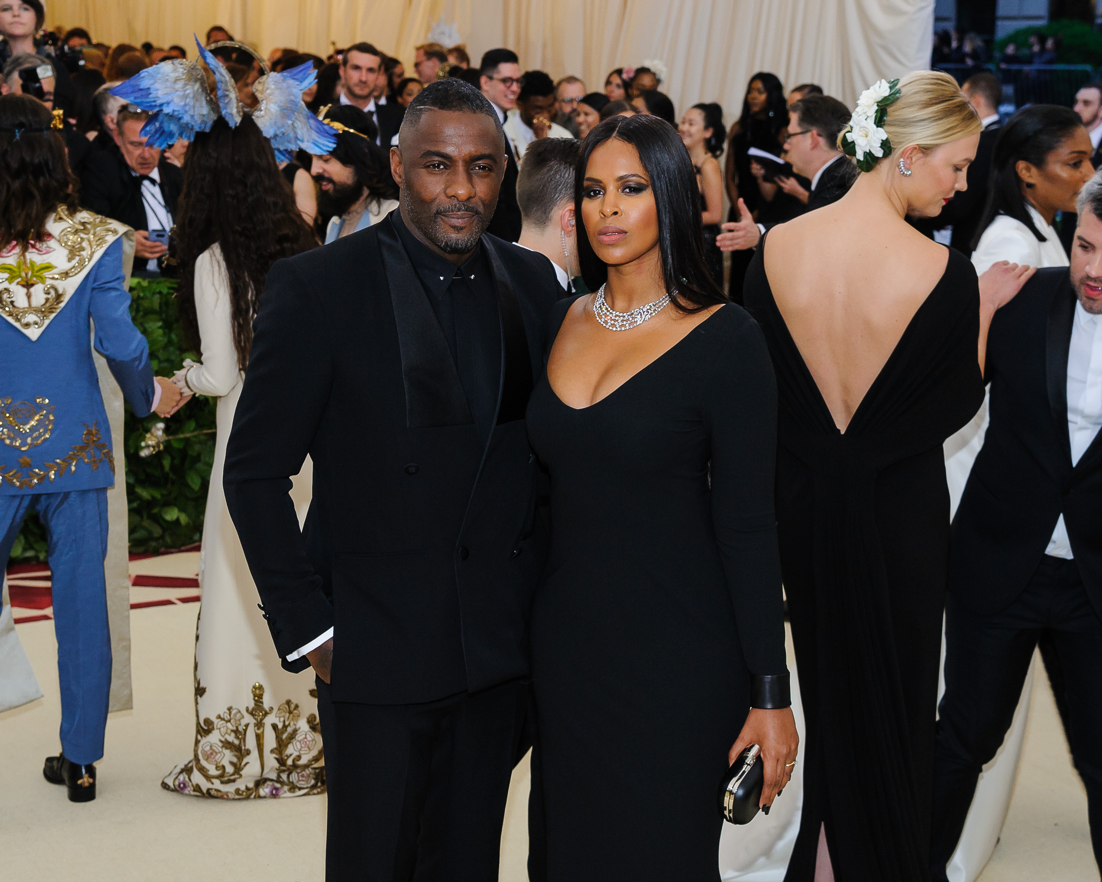 Idris Elba And Sabrina Dhowre Attend Met Gala