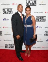 BEVERLY HILLS, CA - JUNE 22: Jemele Hill (R) attends Culture Creators Leaders and Innovators Awards Brunch 2018 at The Beverly Hilton on June 22, 2018 in Beverly Hills, California.