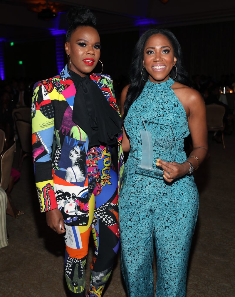 BEVERLY HILLS, CA - JUNE 22: Courtney Adeleye and Lauren Wesley Wilson attend Culture Creators Leaders and Innovators Awards Brunch 2018 at The Beverly Hilton on June 22, 2018 in Beverly Hills, California.