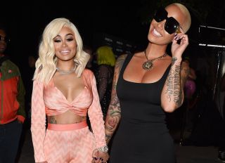 Blac Chyna and Amber Rose Leaving The Simply Be Launch Party in Los Angeles