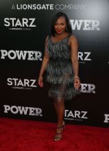 NEW YORK, NY - JUNE 28: Actor Naturi Naughton poses for a picture during the "Power" Season 5 premiere at Radio City Music Hall on June 28, 2018 in New York City.