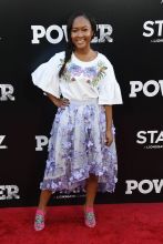 NEW YORK, NY - JUNE 28: Donshea Hopkins attends the "POWER" Season 5 Premiere at Radio City Music Hall on June 28, 2018 in New York City.