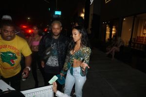 Actress and model Karrueche Tran Poppy's in West Hollywood, USA.