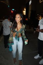 Actress and model Karrueche Tran Poppy's in West Hollywood, USA.