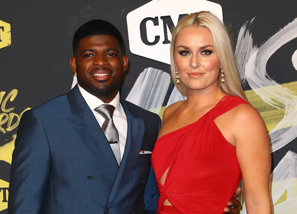 2018 CMT Music Awards Love from the Bridgestone Arena in Nashville, TN Featuring: P K Subban, Lindsey Vonn
