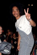 Luka Sabbat Stars at the Off-White Menswear Spring Summer 2019 show during Paris Fashion Week
