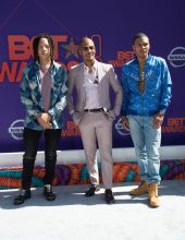 2018 BET Awards - Los Angeles Pictured: T.I.,Clifford Joseph Harris Jr.,Domani Harris,Messiah Harris