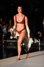 2018 Sports Illustrated Swimsuit show at PARAISO during Miami Swim Week at The W Hotel South Beach on July 15, 2018 in Miami, Florida. Among the stunners spotted at the show were Olivia Culpo, Christie Brinkley, Camille Kostek, Anna de Paula. Brenna Huckaby