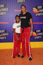 Nickelodeon Kids' Choice Sports Awards 2018 Candace Parker, Lailaa Nicole Williams