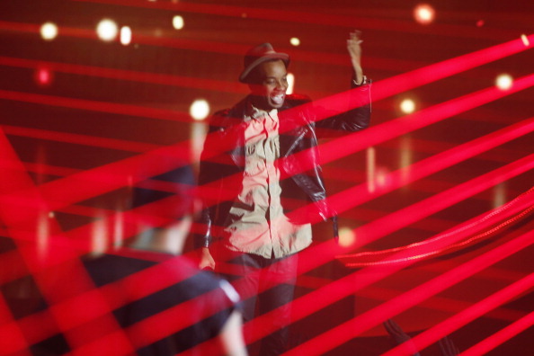 AMSTERDAM, NETHERLANDS - NOVEMBER 10: DJ Afrojack Feat. Spree Wilson perform onstage during the outside broadcast at the MTV EMA's 2013 on November 10, 2013 in Amsterdam, Netherlands.