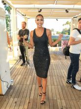 Television personality Julissa Bermudez and more celebrities are seen outside Neuenhouse in Los Angeles, CA.