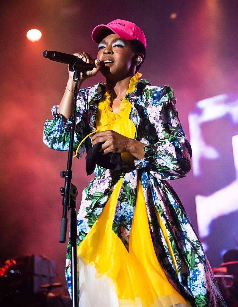 Ms. Lauryn Hill performs live during The Miseducation of Lauryn Hill 20th Anniversary Tour at Festival Pier at Penn's Landing in Philadelphia, PA. Ms. Lauryn Hill is celebrating twenty years of her anthemic debut solo album The Miseducation of Lauryn Hill which was released in August 1998