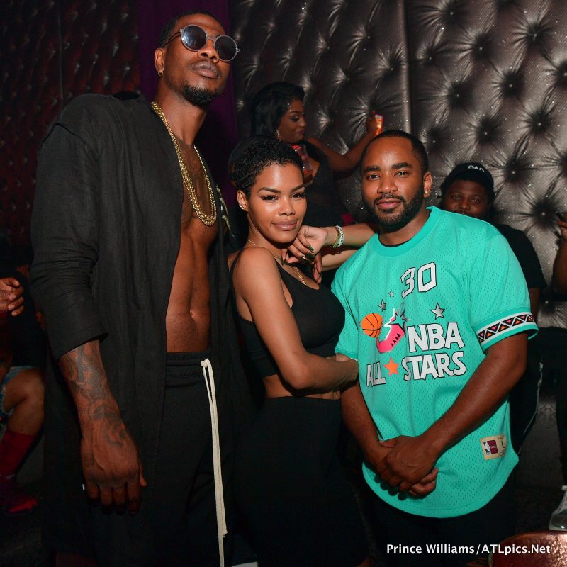 Iman Shumpert Teyana Taylor Mr. Plush Party At Revel Nightclub
