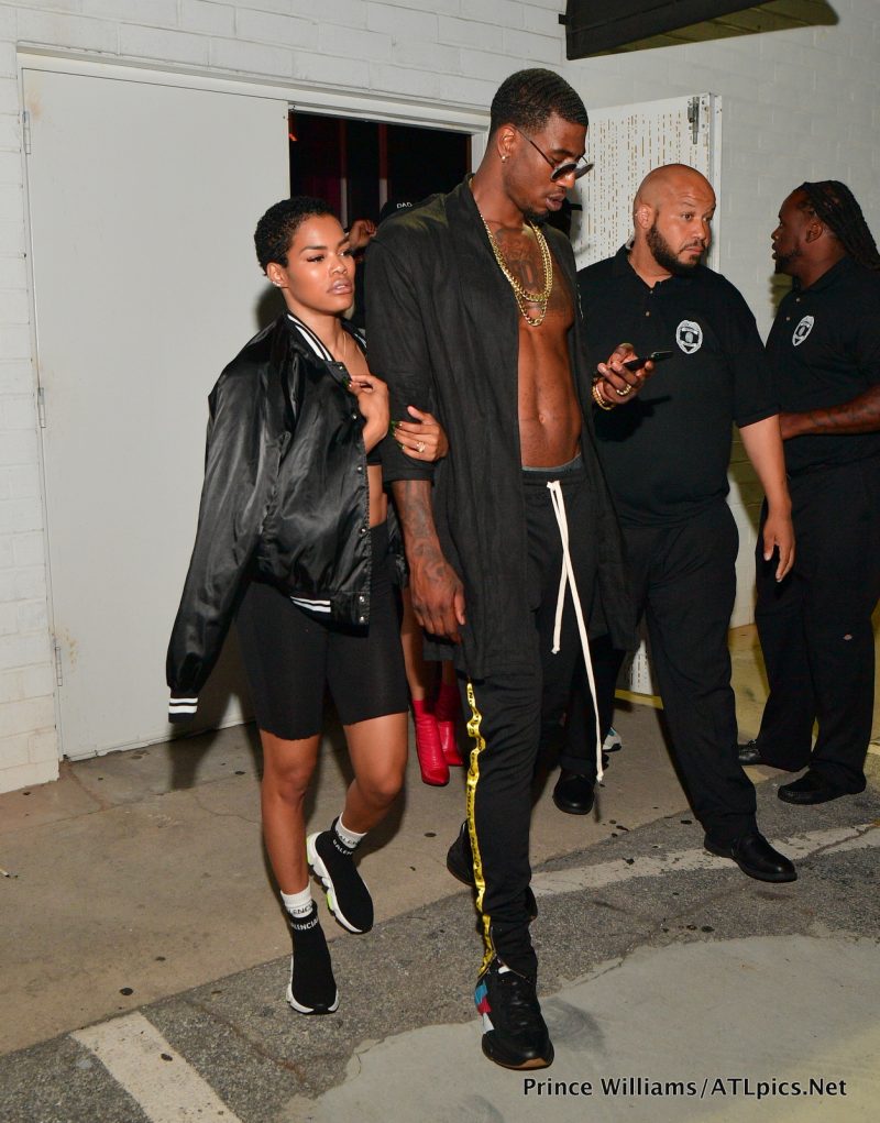Iman Shumpert Teyana Taylor Mr. Plush Party At Revel Nightclub