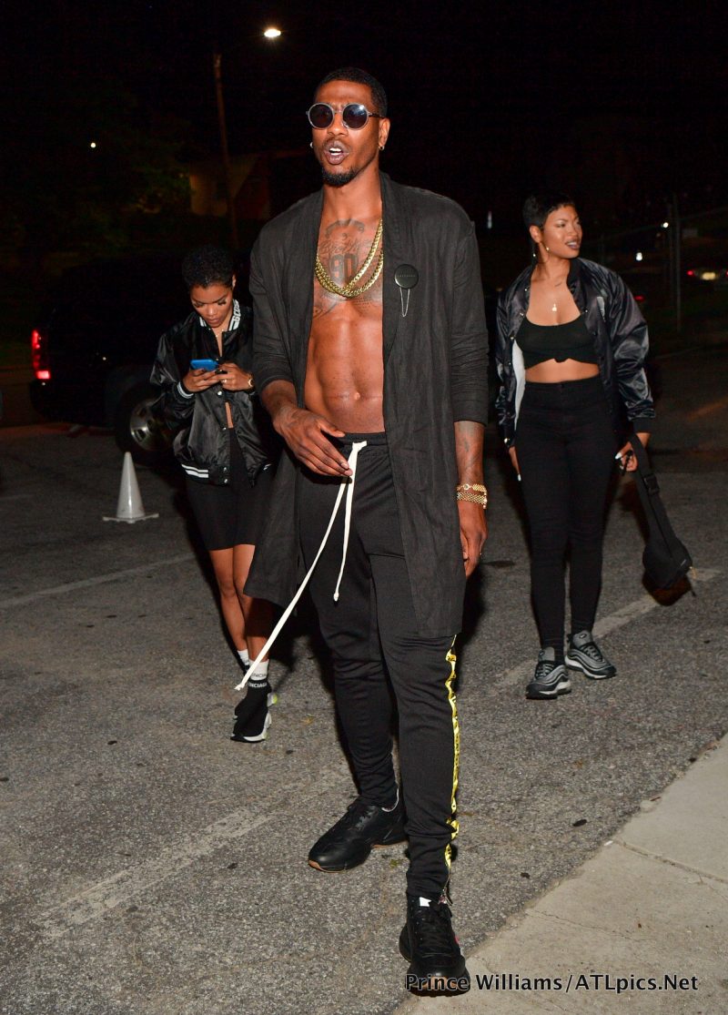 Iman Shumpert Teyana Taylor Mr. Plush Party At Revel Nightclub