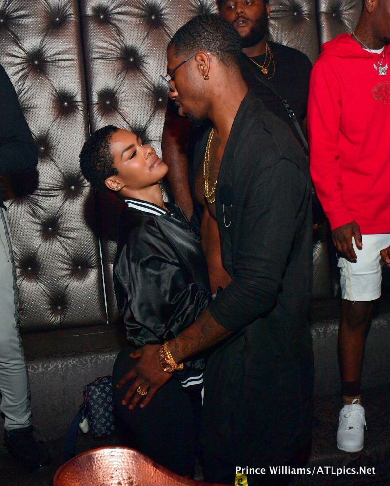 Iman Shumpert Teyana Taylor Mr. Plush Party At Revel Nightclub
