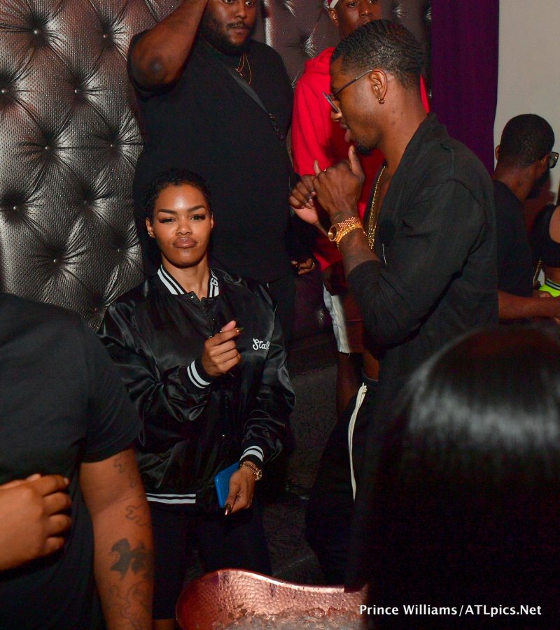 Iman Shumpert Teyana Taylor Mr. Plush Party At Revel Nightclub