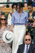 The final of the Wimbledon Tennis Championships 2018 held at the All England Lawn Tennis and Croquet Club in London, UK. Pictured: Meghan Duchess of Sussex