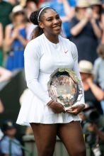 Serena Williams The final of the Wimbledon Tennis Championships 2018 held at the All England Lawn Tennis and Croquet Club in London, UK.