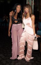 LOS ANGELES, CA - JULY 31: (L-R) Golden Brooks and Elise Neal attend Bossip Best Dressed List Event on July 31, 2018 in Los Angeles, California.