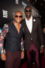 Kenny Lattimore and Terrell Owens attend Bossip Best Dressed List Event on July 31, 2018 in Los Angeles, California.