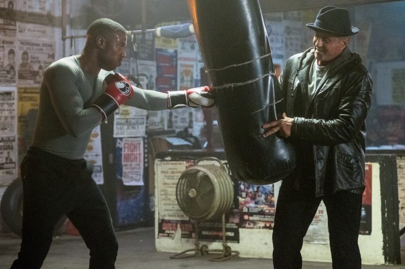C2_13318_R Michael B. Jordan stars as Adonis Creed and Sylvester Stallone as Rocky Balboa in CREED II, a Metro Goldwyn Mayer Pictures and Warner Bros. Pictures film.