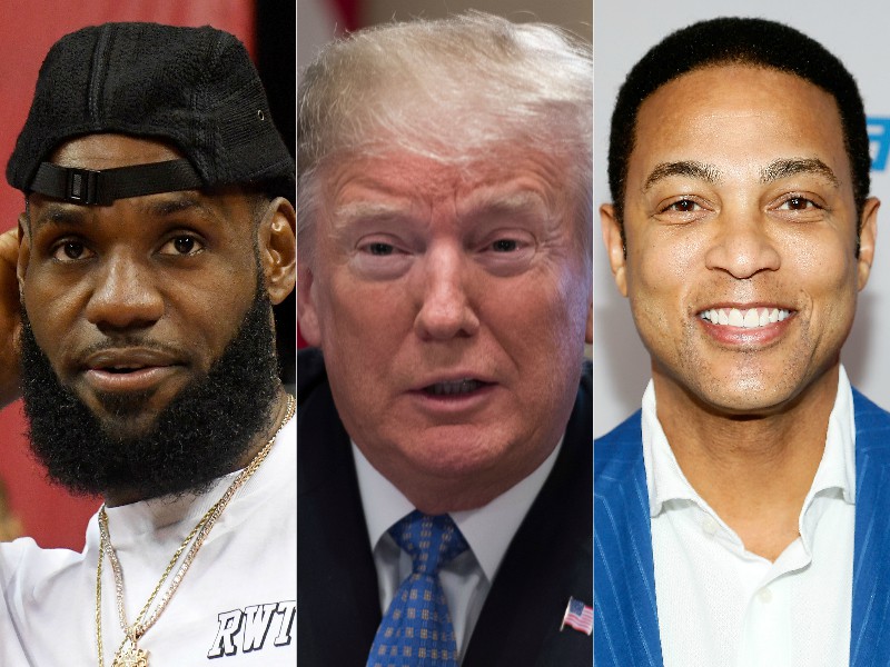 Donald Trump Ethers Don Lemon And LeBron James On Twitter