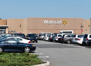 TETERBORO, NJ, UNITED STATES - 2018/08/05: Walmart store in Teterboro, New Jersey.