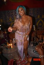 Malaysia Pargo celebrates birthday Atlanta genie belly dancer theme Kandi Burruss Bambi Scrappy and more