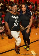 Toya Wright and friend
