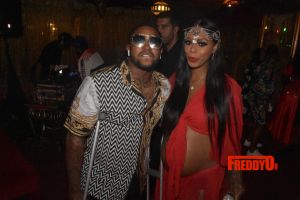 Malaysia Pargo celebrates birthday Atlanta genie belly dancer theme Kandi Burruss Bambi Scrappy and more