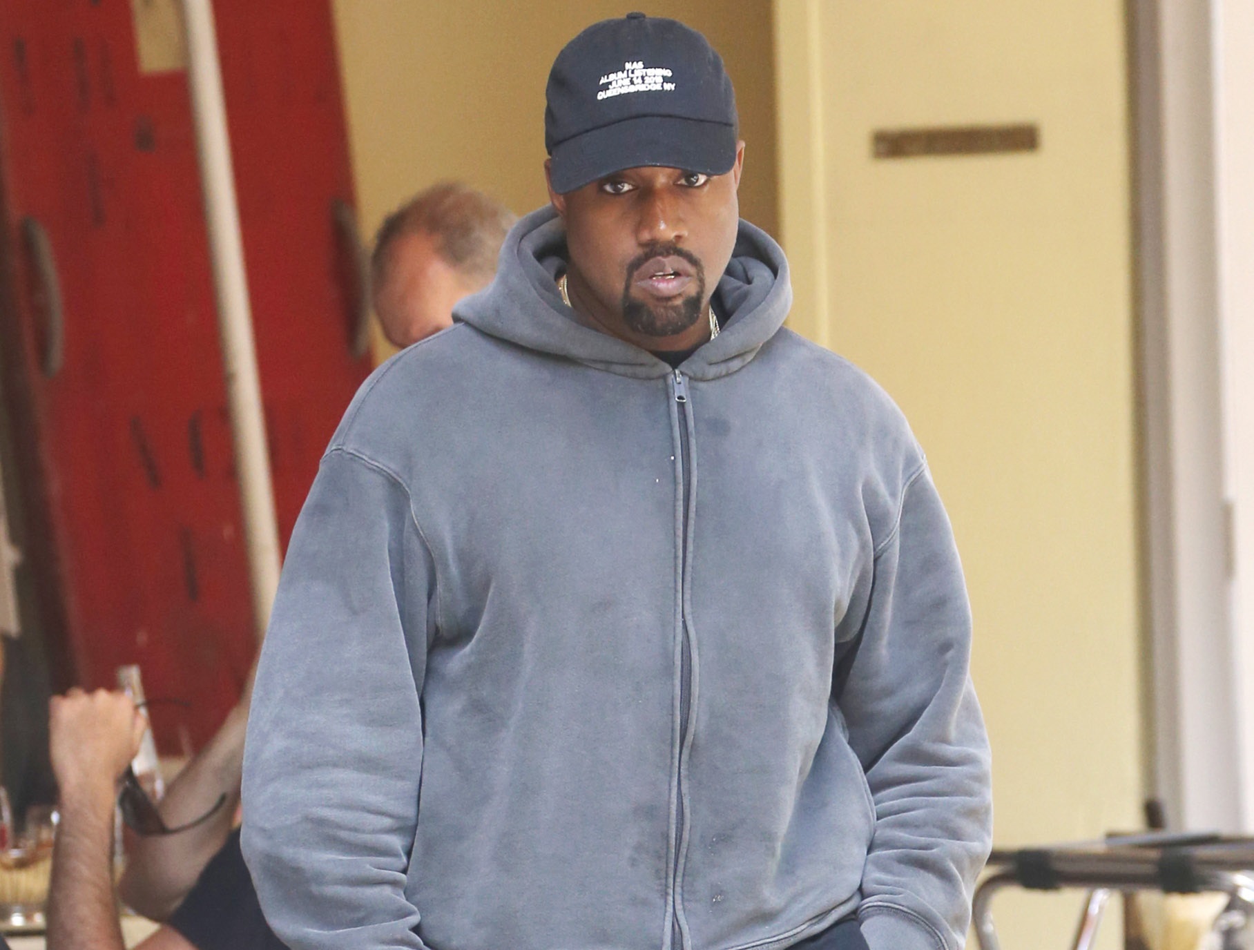 Kanye West Wearing Yeezy Slides to 2 Chainz's Wedding