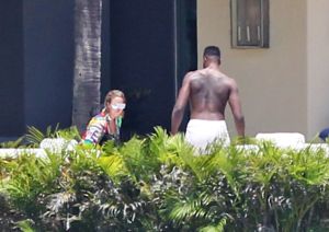Khloe Kardashian and Kendall Jenner are joined by Tristan Thompson, Ben Simmons and friends at Joe Francis's home in Mexico. The sisters and their boyfriends lounged around at the luxury beachfront mansion, jet ski's